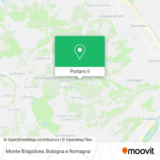 Mappa Monte Bragolone