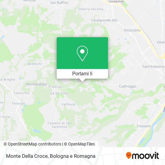 Mappa Monte Della Croce