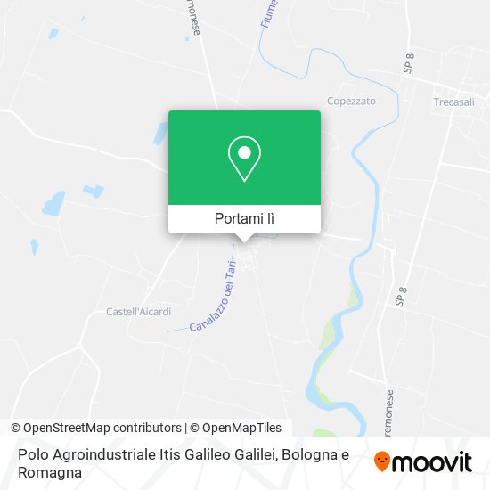 Mappa Polo Agroindustriale Itis Galileo Galilei