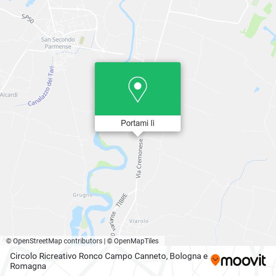 Mappa Circolo Ricreativo Ronco Campo Canneto