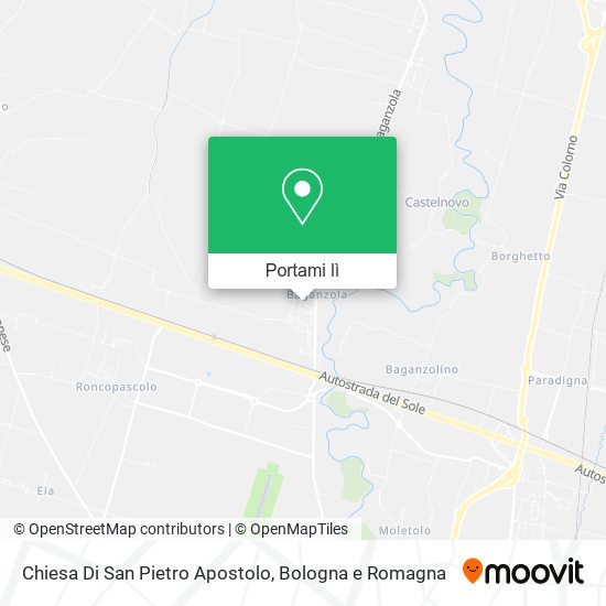 Mappa Chiesa Di San Pietro Apostolo