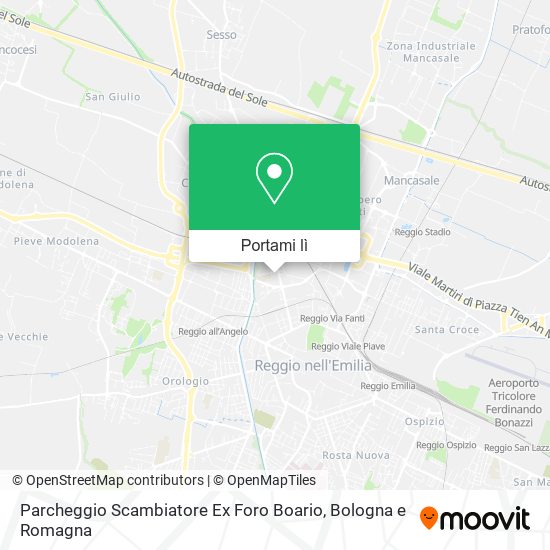 Mappa Parcheggio Scambiatore Ex Foro Boario