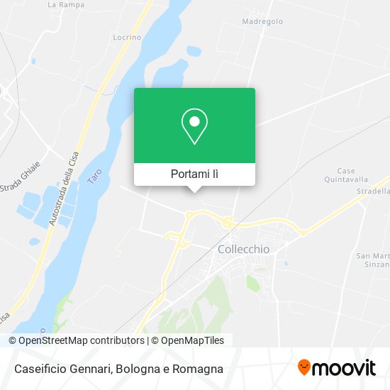 Mappa Caseificio Gennari
