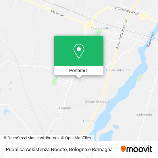 Mappa Pubblica Assistenza Noceto