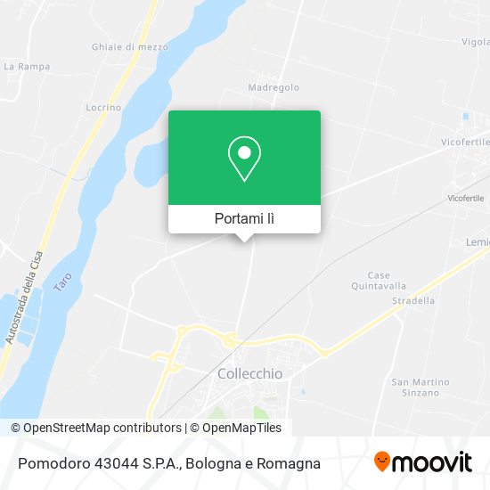 Mappa Pomodoro 43044 S.P.A.