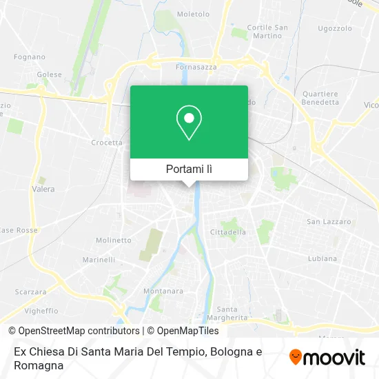 Mappa Ex Chiesa Di Santa Maria Del Tempio