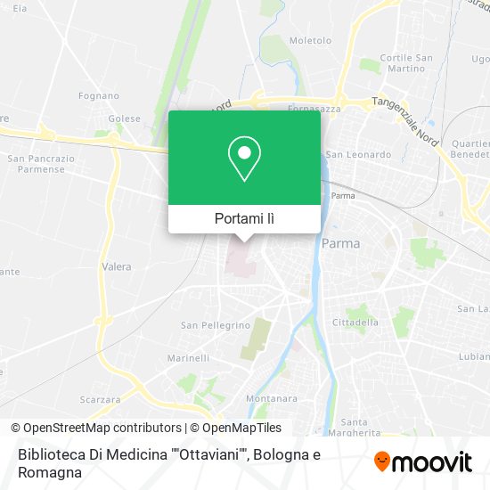 Mappa Biblioteca Di Medicina ""Ottaviani""