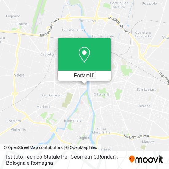 Mappa Istituto Tecnico Statale Per Geometri C.Rondani