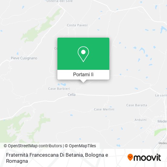Mappa Fraternità Francescana Di Betania