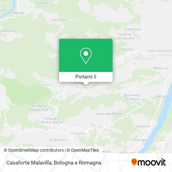 Mappa Casaforte Malavilla