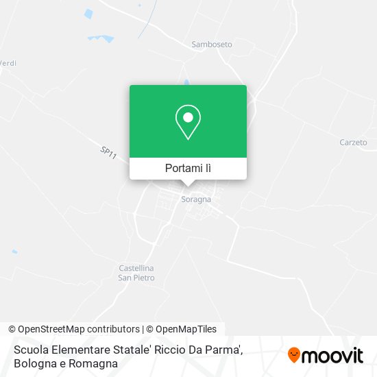 Mappa Scuola Elementare Statale' Riccio Da Parma'