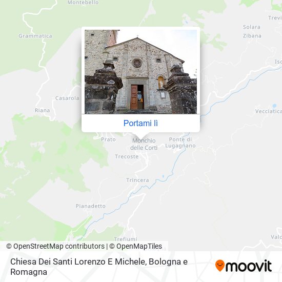 Mappa Chiesa Dei Santi Lorenzo E Michele