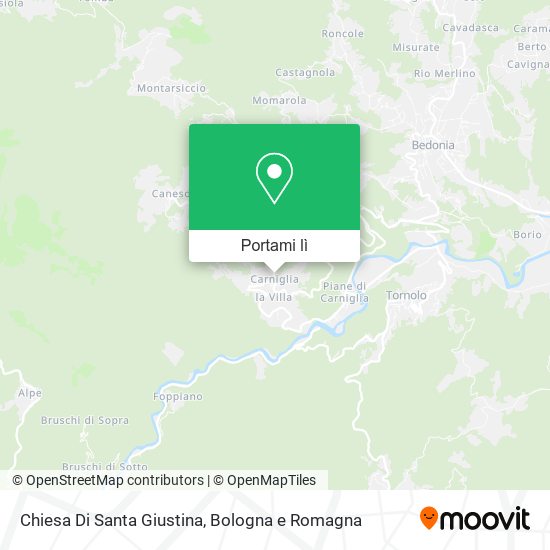 Mappa Chiesa Di Santa Giustina
