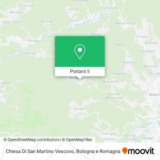 Mappa Chiesa Di San Martino Vescovo