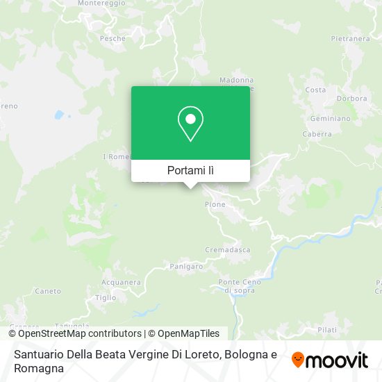 Mappa Santuario Della Beata Vergine Di Loreto