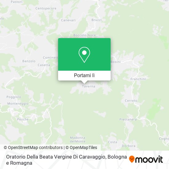 Mappa Oratorio Della Beata Vergine Di Caravaggio