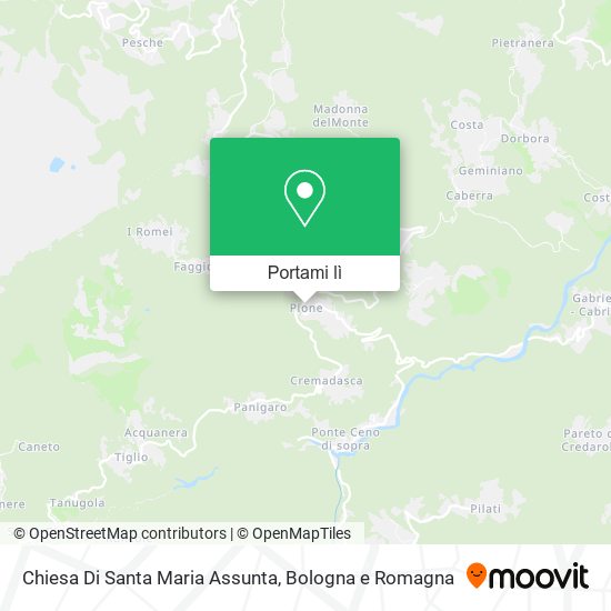 Mappa Chiesa Di Santa Maria Assunta