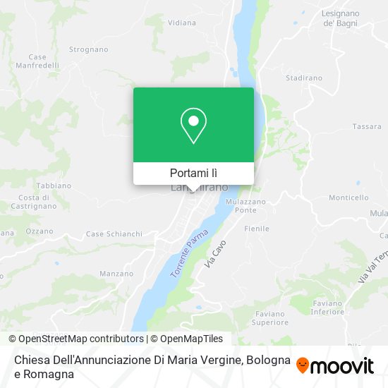 Mappa Chiesa Dell'Annunciazione Di Maria Vergine