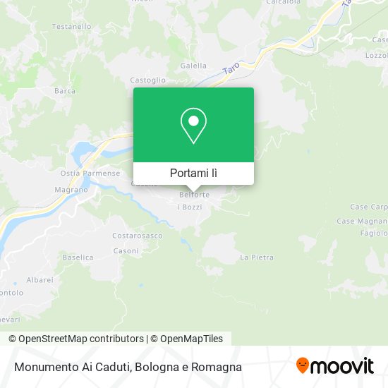 Mappa Monumento Ai Caduti