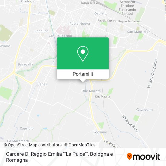 Mappa Carcere Di Reggio Emilia ""La Pulce""