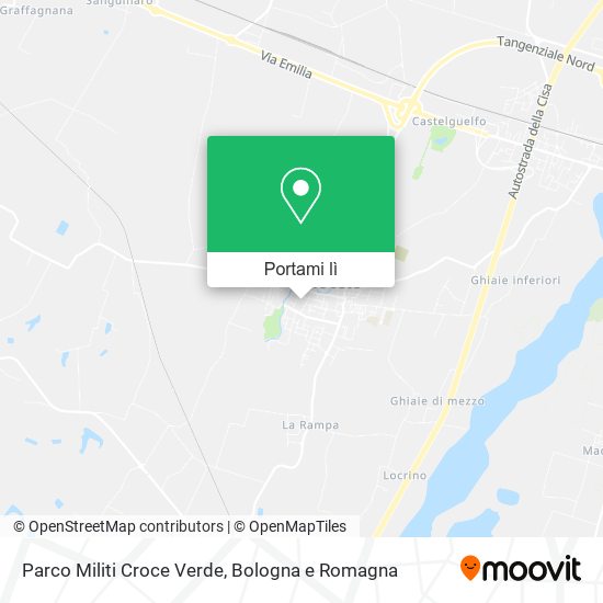 Mappa Parco Militi Croce Verde