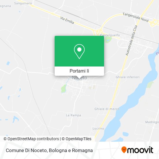 Mappa Comune Di Noceto