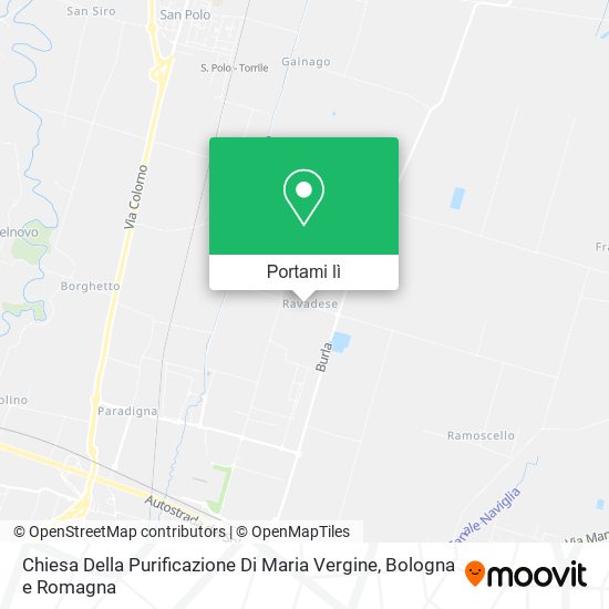 Mappa Chiesa Della Purificazione Di Maria Vergine