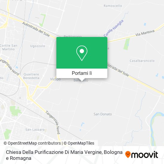 Mappa Chiesa Della Purificazione Di Maria Vergine
