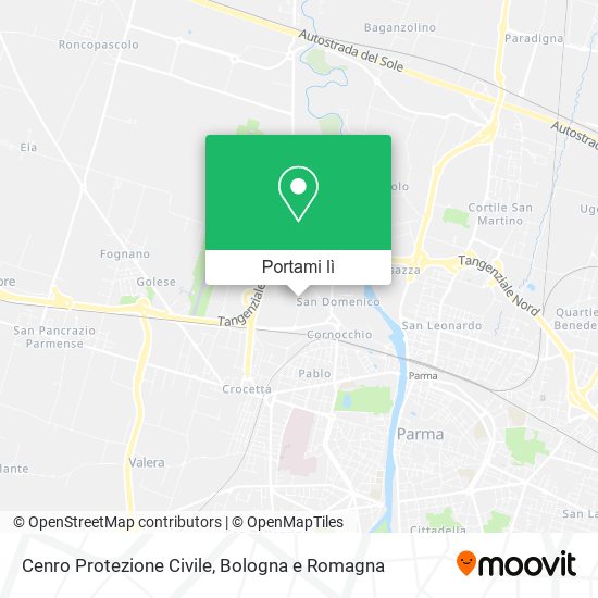 Mappa Cenro Protezione Civile