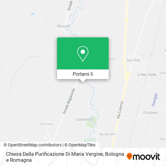 Mappa Chiesa Della Purificazione Di Maria Vergine