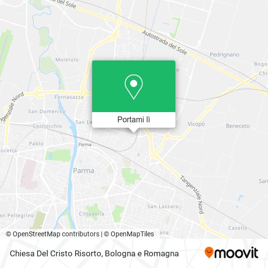 Mappa Chiesa Del Cristo Risorto