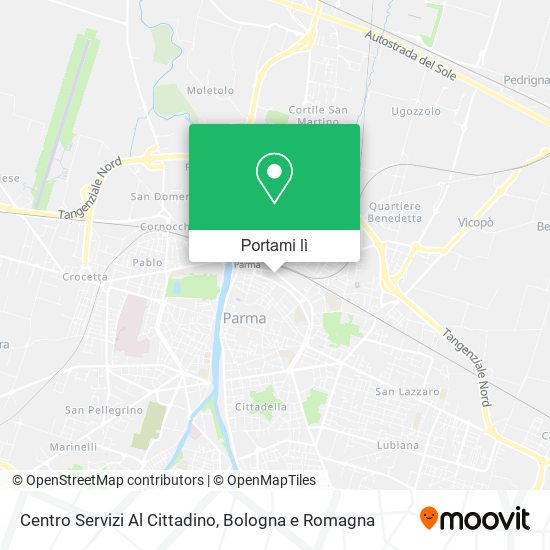 Mappa Centro Servizi Al Cittadino