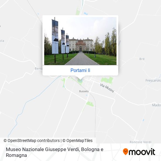 Mappa Museo Nazionale Giuseppe Verdi