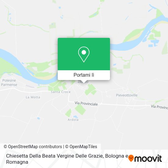 Mappa Chiesetta Della Beata Vergine Delle Grazie