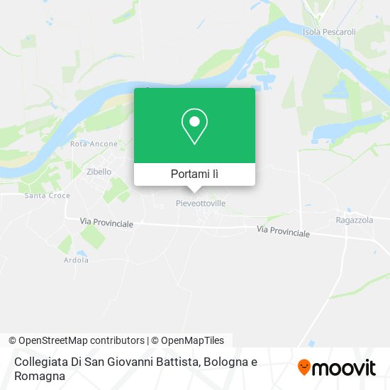 Mappa Collegiata Di San Giovanni Battista