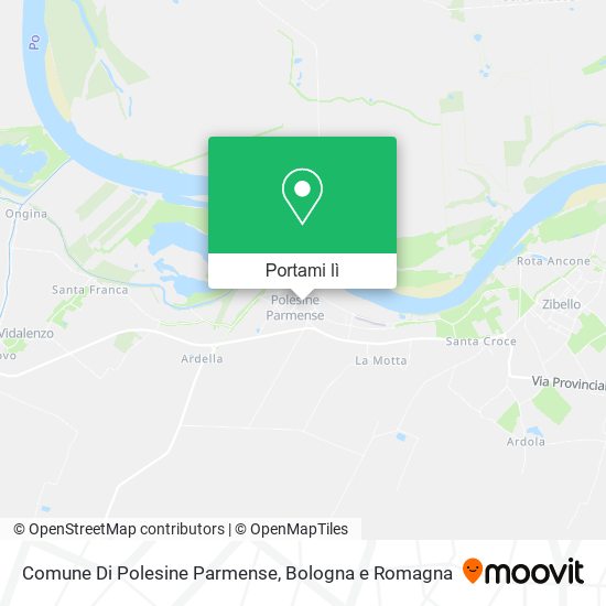 Mappa Comune Di Polesine Parmense