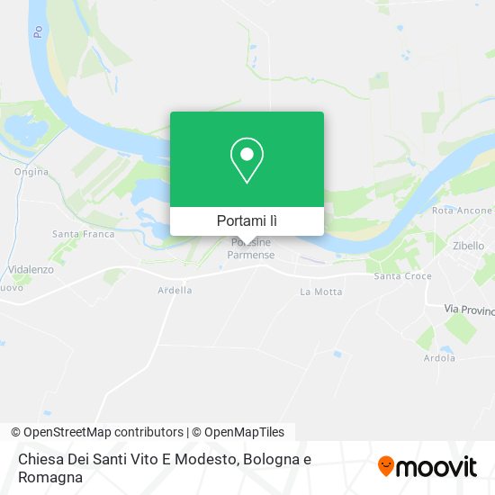 Mappa Chiesa Dei Santi Vito E Modesto
