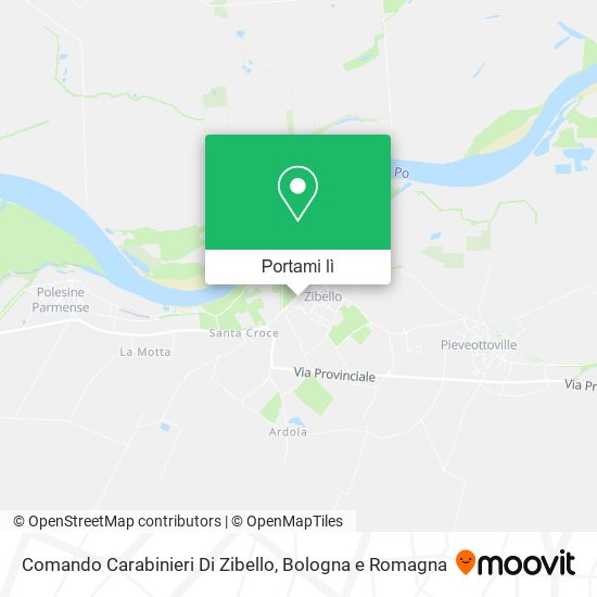 Mappa Comando Carabinieri Di Zibello