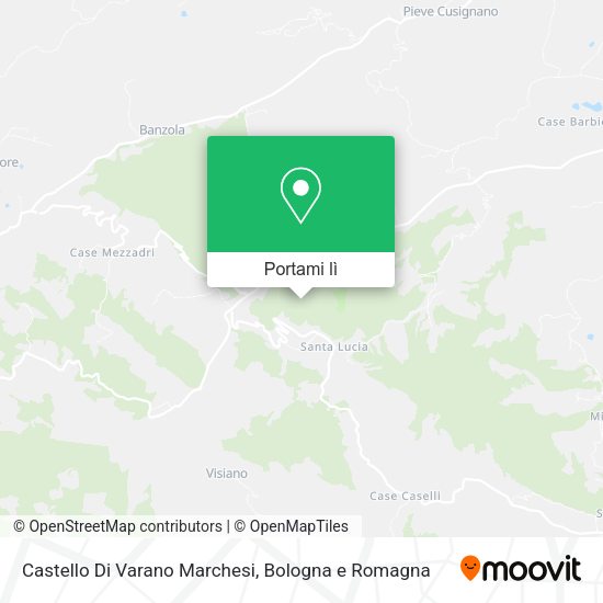 Mappa Castello Di Varano Marchesi