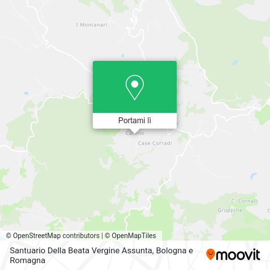 Mappa Santuario Della Beata Vergine Assunta