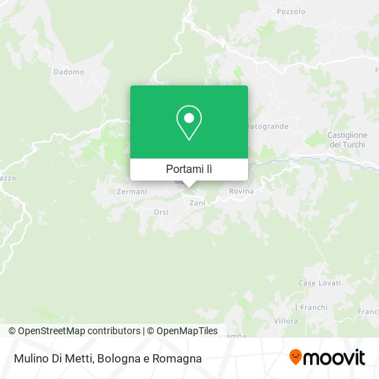 Mappa Mulino Di Metti