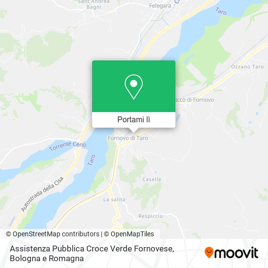 Mappa Assistenza Pubblica Croce Verde Fornovese