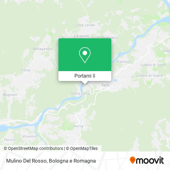Mappa Mulino Del Rosso