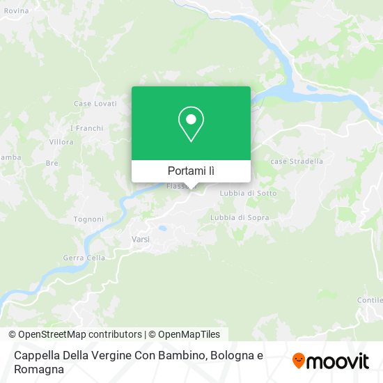 Mappa Cappella Della Vergine Con Bambino