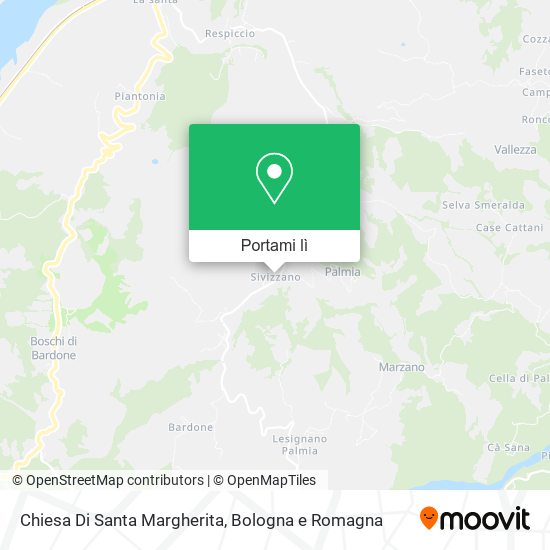 Mappa Chiesa Di Santa Margherita