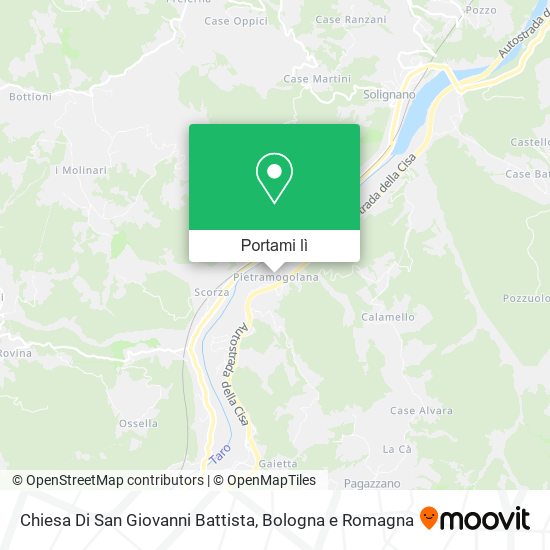 Mappa Chiesa Di San Giovanni Battista