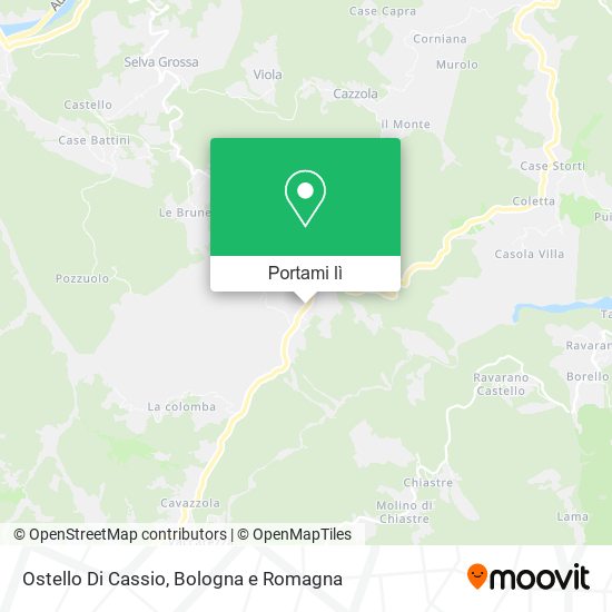 Mappa Ostello Di Cassio