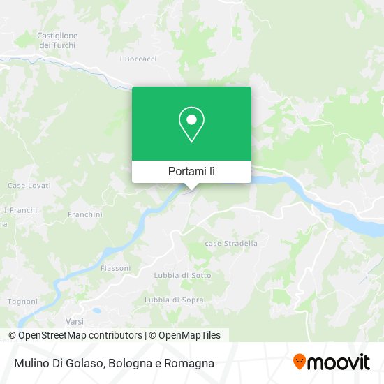 Mappa Mulino Di Golaso