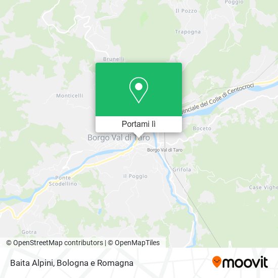 Mappa Baita Alpini