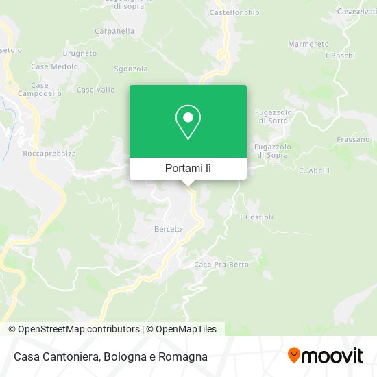 Mappa Casa Cantoniera